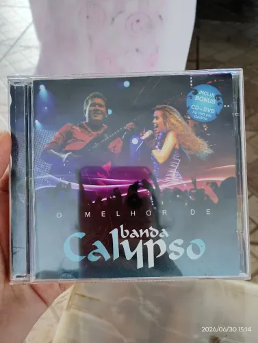 CD banda calypso melhores sucessos (triplo 2 CDs 1 DVD )