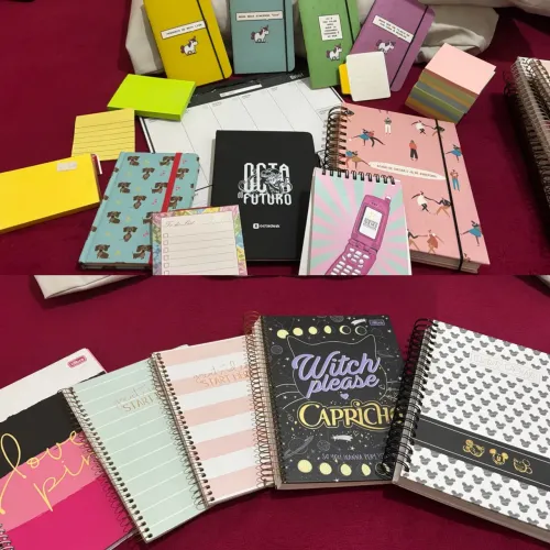 Cadernos e papelaria