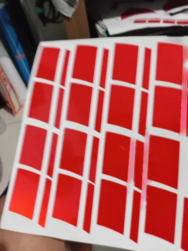 Adesivos Refletivos para capacete de motos e bike
