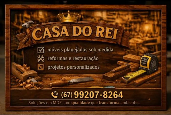 Marcenaria casa do rei 
