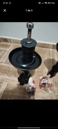 par de amortecedor mais bucha de bandeja Corsa classic