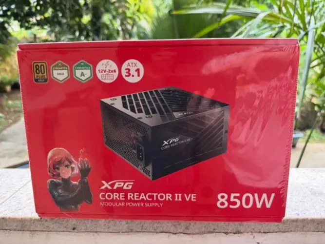Fonte XPG Core Reactor I| VE 850W Plus Gold Modular PFC Ativo Preto