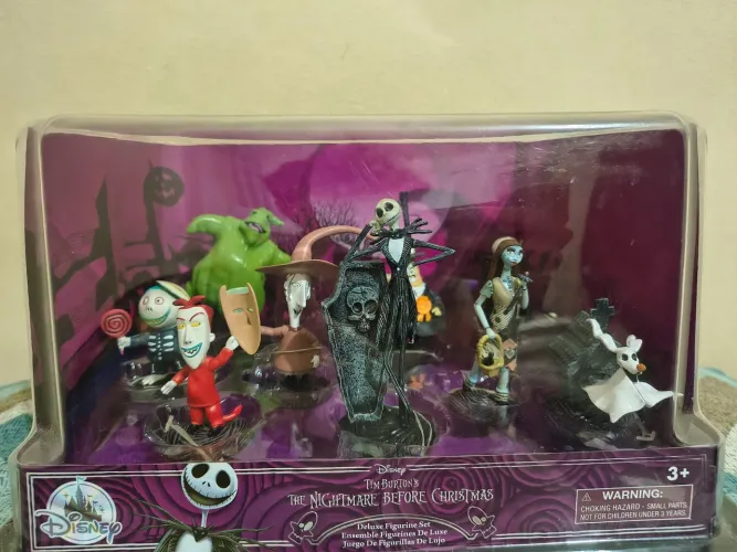 Set Deluxe Figurines O Estranho Mundo de Jack - Disney Store (Lacrado)
