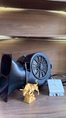 Turbina de exaustor para mineração