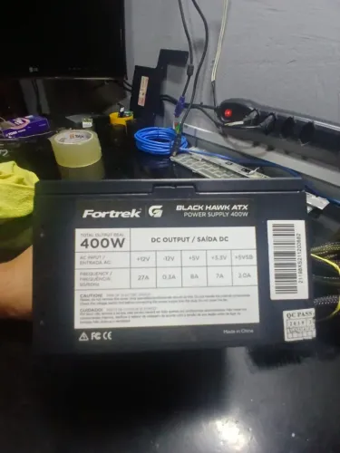 Fonte PC Atx 400w Fortrek Black Hawk