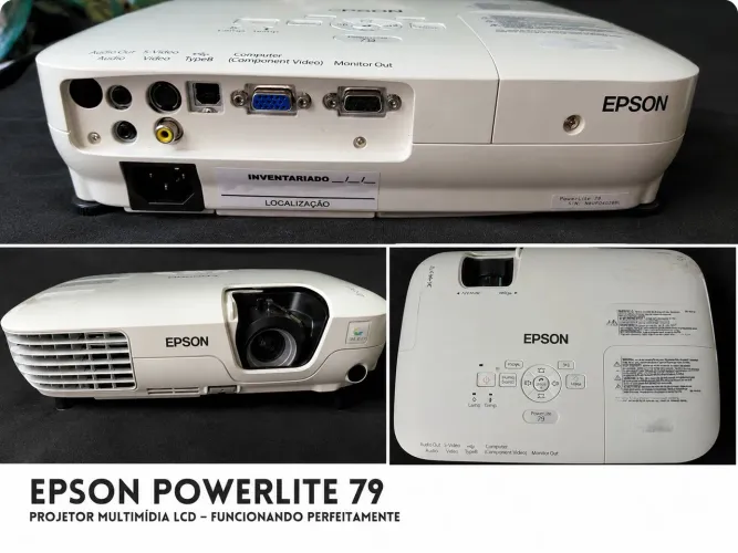 Projetor Epson PowerLite 79 - Funcionando Perfeitamente - Excelente Estado