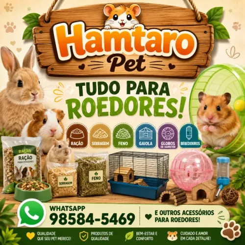 Tudo para seu roedor