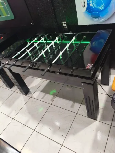 MESA DE PEBOLIM COM LED TAMANHO OFICIAL