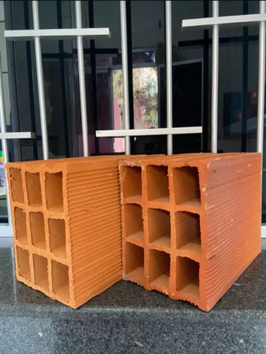 Bloco Cerâmico Sergipe 9 Furos V14 14x19x24