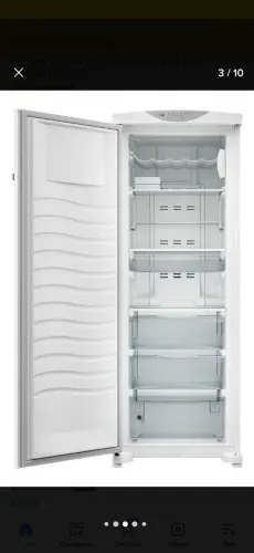 Freezer Vertical Brastemp Frost Free flex novo com nota fiscal e na garantia de fábrica.
