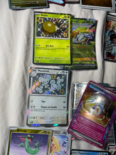 Lote de Cartas de Pokémon TCG - 85 Cartas 