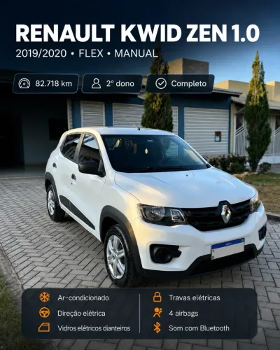 Renault Kwid Zen 1.0 Flex 12V 5P Mec. 2020