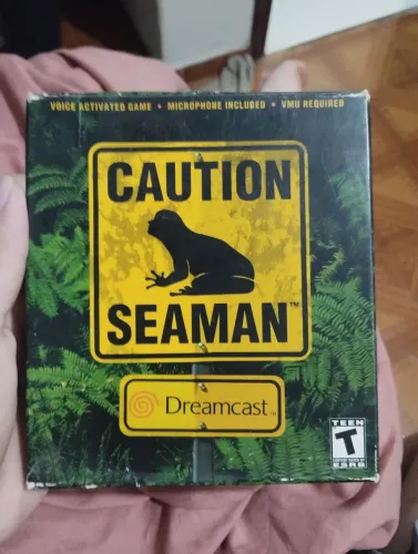 Seaman - jogo raro, em ótimo estado, microfone incluso