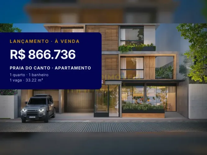 Praia do Canto: Apartamento 1 Quarto com Segurança e Conforto