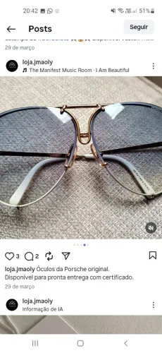 Oculos porsche design
