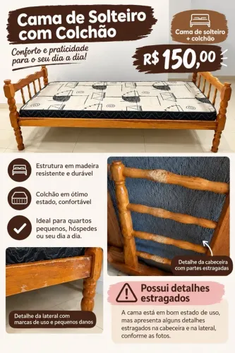 Cama de solteiro