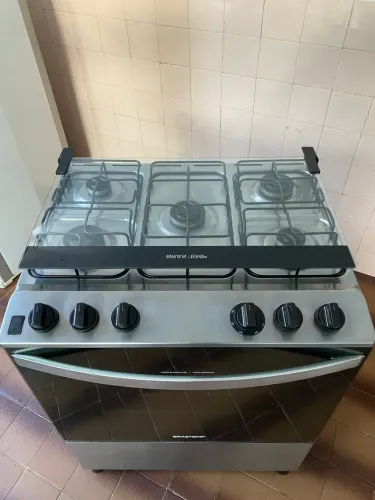 Fogão 5 bocas Brastemp