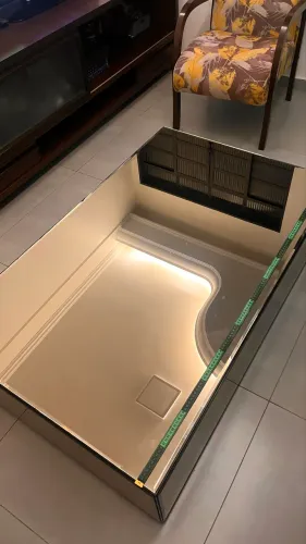 MESA DE CENTRO ESPELHO