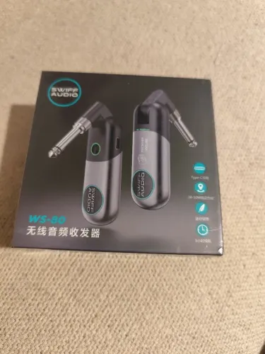 Transmissor Receptor Sem Fio Swiff Audio WS-80 UHF para Guitarra, Violão e Baixo - NOVO!!