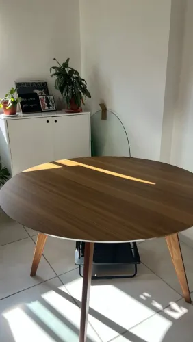 Mesa redonda mdf 1,20m 