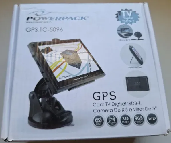 GPS POWERPACK TC 509 6 c/ TV Digital , Camera de Ré