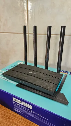 Roteador Archer C6 Wi-Fi Gigabit Dual Band AC1200 TP-Link Preto
