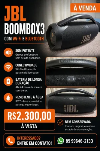 Vendo JBL Bombox 3 Wi-Fi