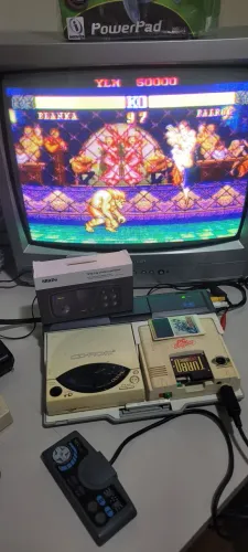 PC ENGINE CDRom+Maleta+Everdriver+1 Card tudo em perfeito funcionamento
