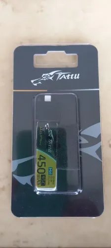 BATERIA LIPO TATTU 3,7V 450MAH 95C