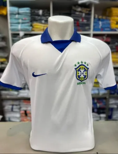 Camiseta Seleção Brasileira Branca