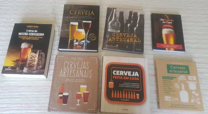 7 Livros COMO FAZER CERVEJA ARTESANAL