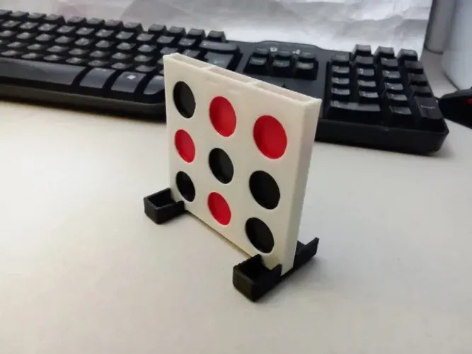 Mini Jogo da Velha Vertical Portátil