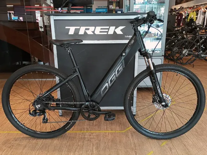 Bicicleta usada Oggi E-Bike Flex 200 (tamanho M) 