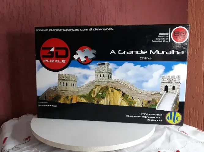   A  GRANDE MURALHA/TABULEIRO 3D USADO