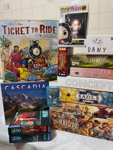 Cascadia, azul, Zombicide , wingspan e mais Boardgames 