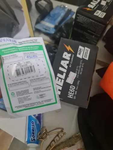 Bateria de moto Heliar
