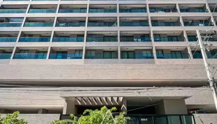 quarto e sala 39m² com varanda,  mobiliado em Ponta Verde - Maceió - AL