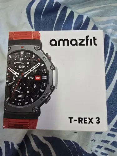 Amazfit T-REX 3 com CAIXA E NOTA FISCAL