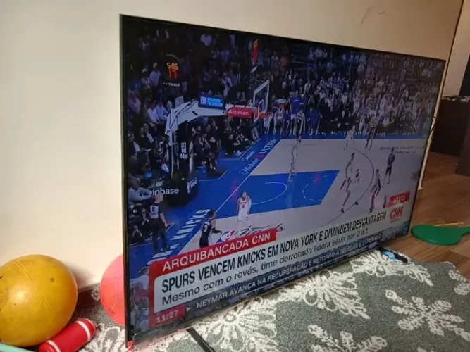 Smart TV Samsung 55" 4K Crystal (UN50DU7700GXZD)