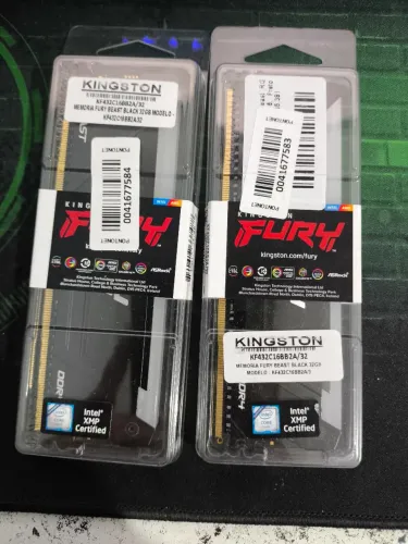 2x Memória RAM 32gb Kingston Fury Beast (64gb)