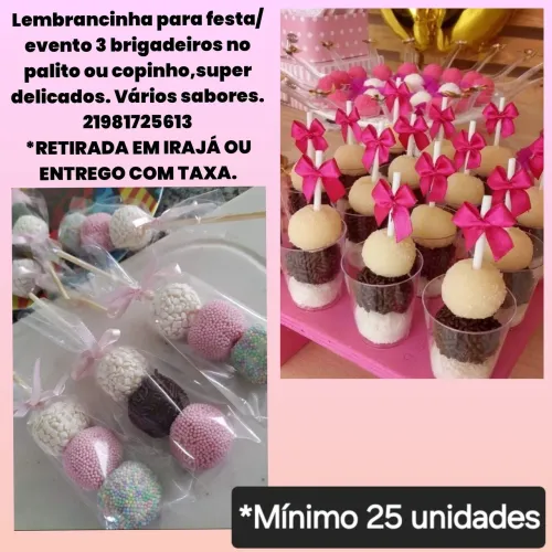 Linda lembrancinha de docinhos gourmet para sua festa/evento,ingredientes selecionados.