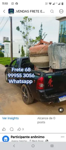 Frete no cartão retirar lixo fretes