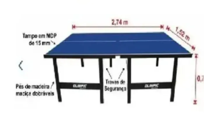 Vendo mesa de ping pong semi nova .