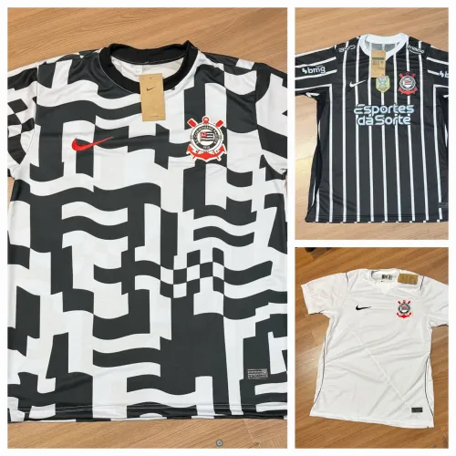 3 camisas do Corinthians do P ao GG