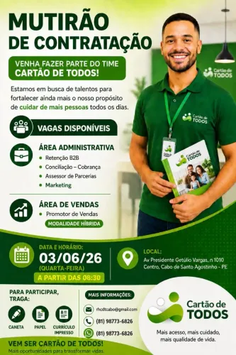 Vagas de emprego 