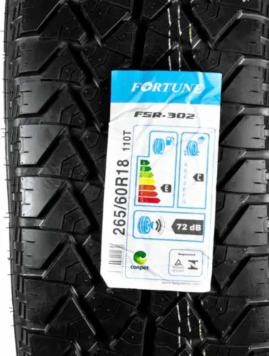 04 Pneus 265/60 R18 110T Fortune Fsr-302 AT novos