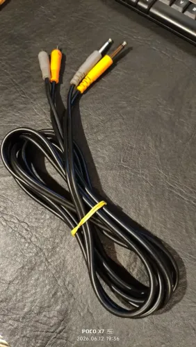 Cabo P10 - RCA Stereo 3mt
