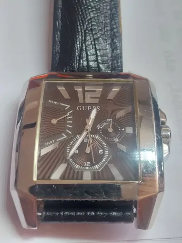 GUESS STEEL RETANGULAR