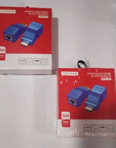 2un Extensor HDMI até 30 Metros via Cabo de Rede RJ45
