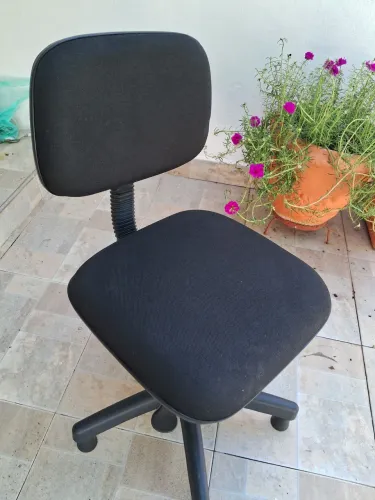 Cadeira de escritório, 5 pes antiderrapantes,ajuste de altura do assento e do encosto